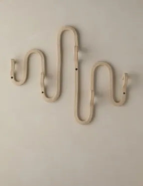 For-Everything Horizontal Coat Rack by SIN Ceramics, Sand