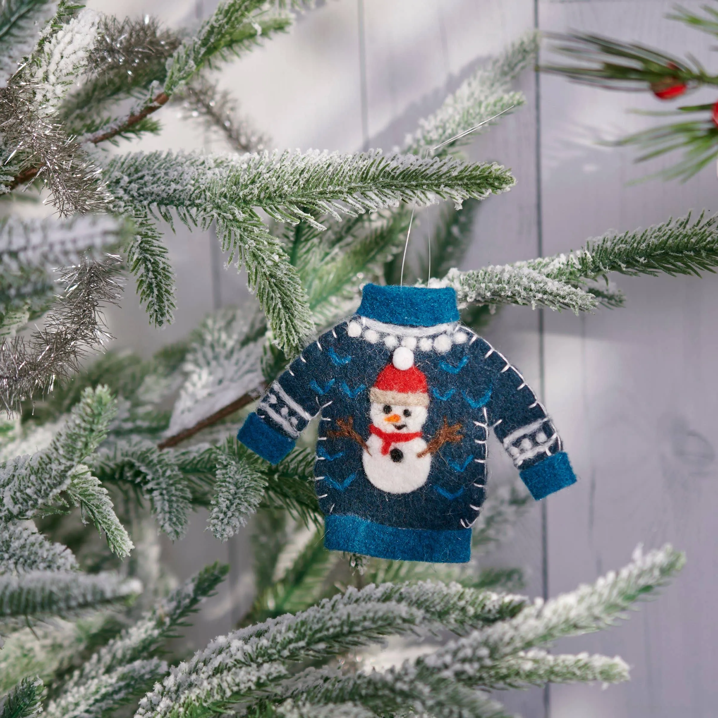 Frosty Sweater Ornament