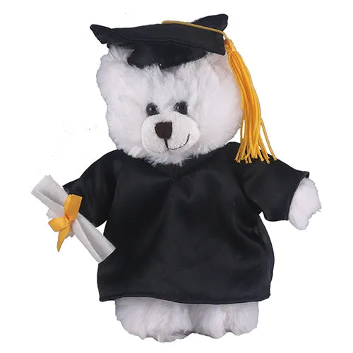 Graduation Teddy Bear Plush 2024 White 12"