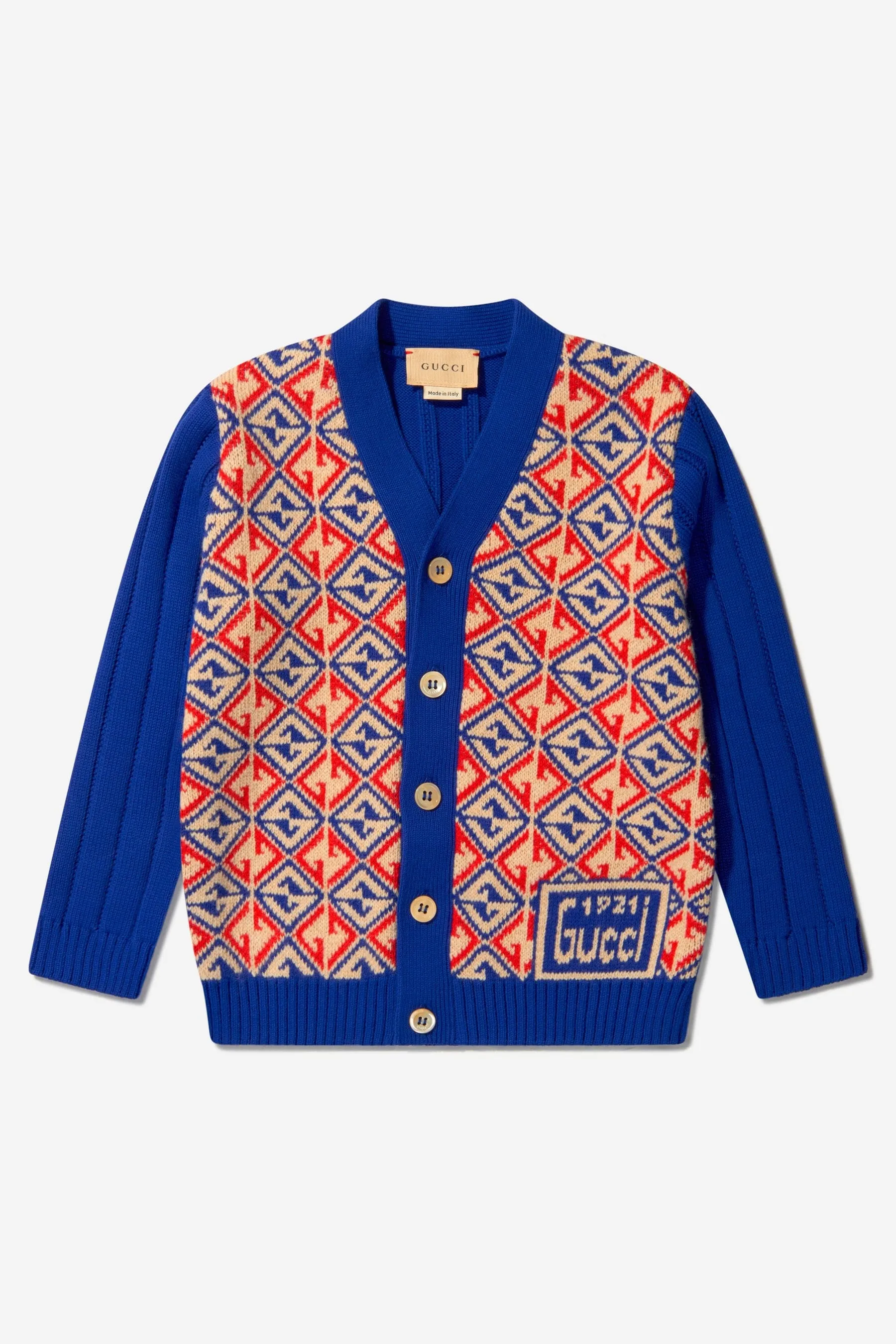 Gucci Boys Cotton and Wool Cardigan