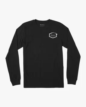 Hawaii Defer Flag Long Sleeve Tee - Black