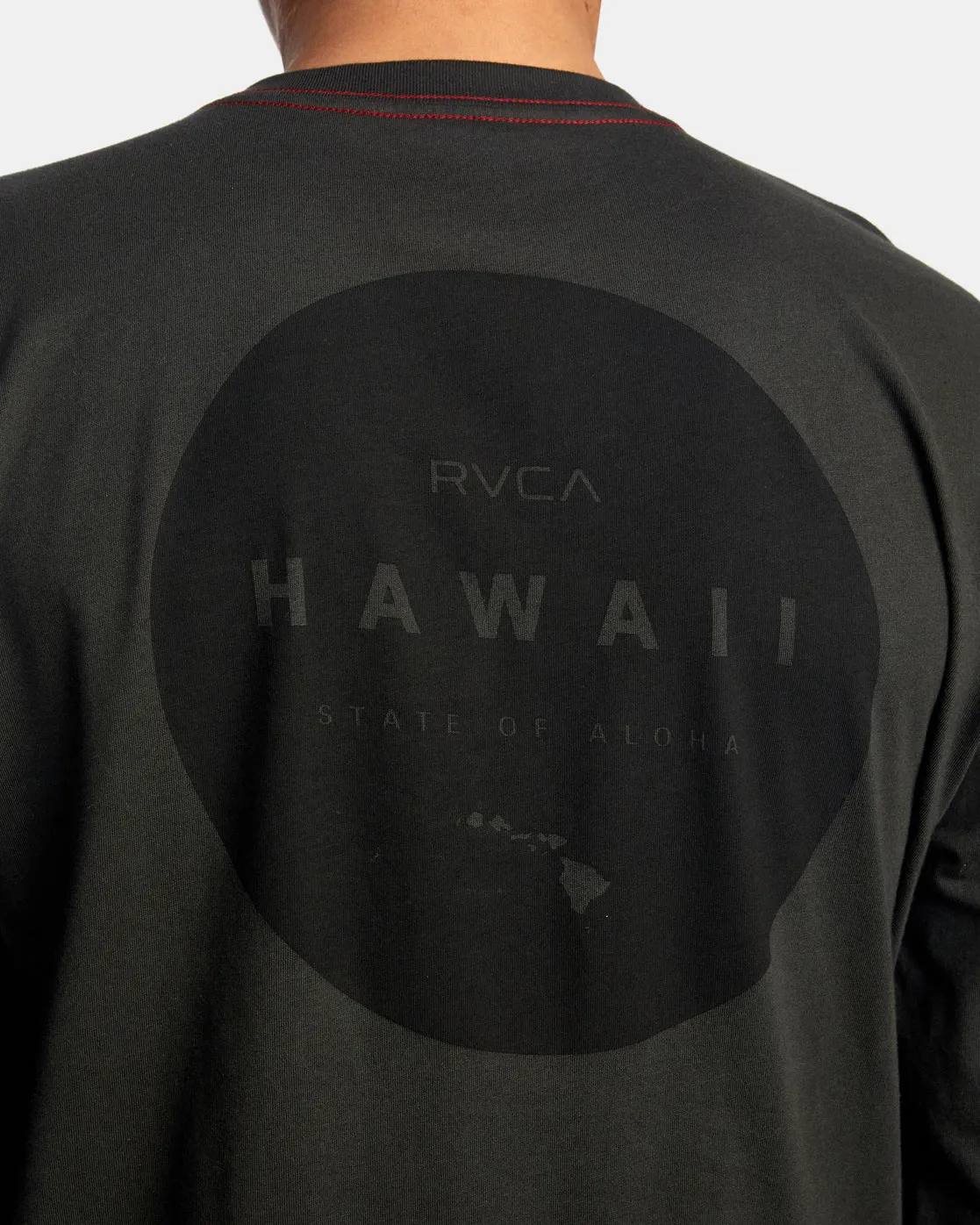 Hawaii Motors Long Sleeve Tee - Pirate Black