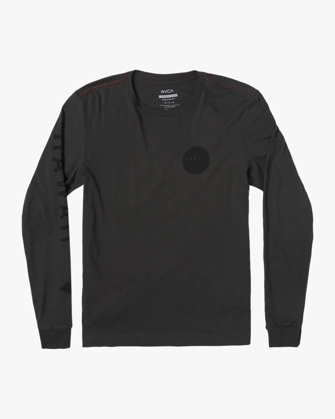 Hawaii Motors Long Sleeve Tee - Pirate Black