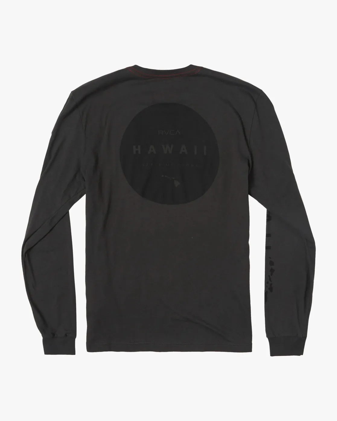 Hawaii Motors Long Sleeve Tee - Pirate Black