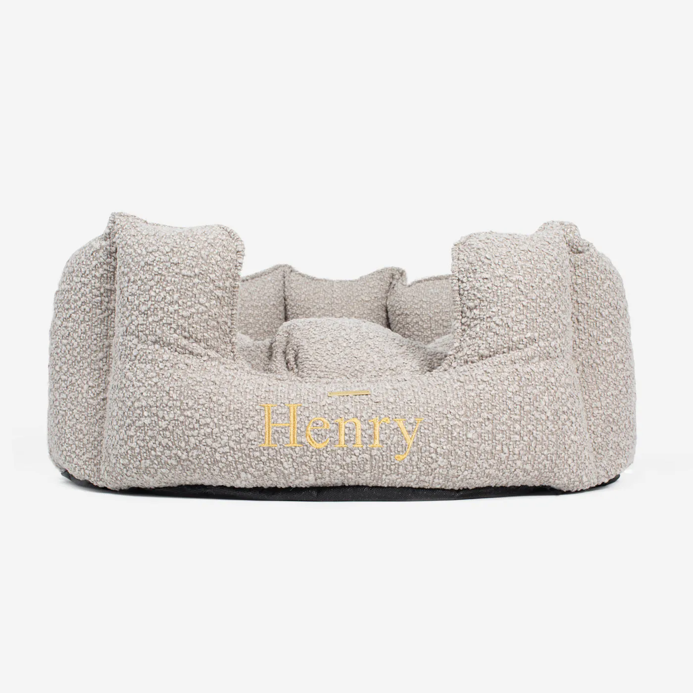 High Wall Bed For Cats in Bouclé by Lords & Labradors