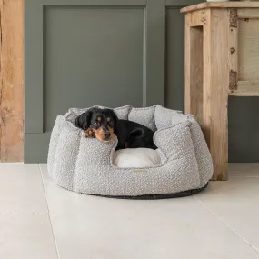 High Wall Bed in Mink Bouclé by Lords & Labradors