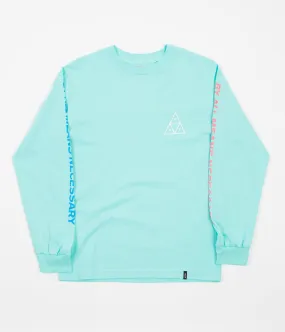 HUF Multi Triple Triangle Long Sleeve T-Shirt - Mint