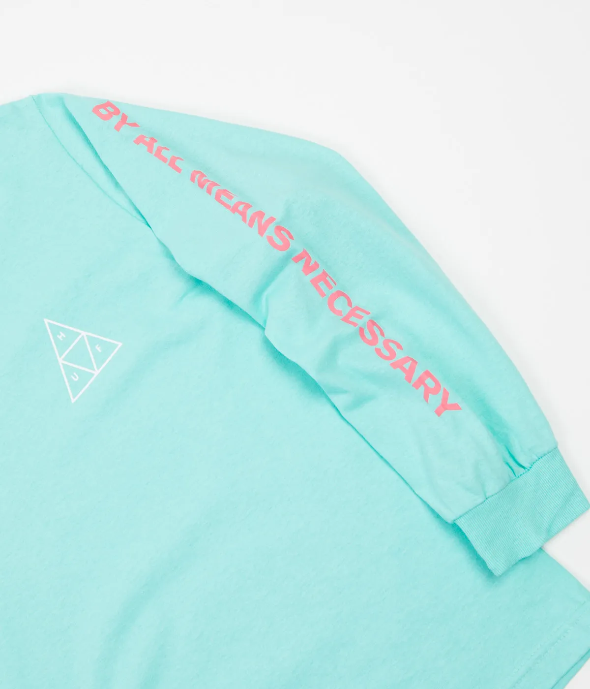 HUF Multi Triple Triangle Long Sleeve T-Shirt - Mint