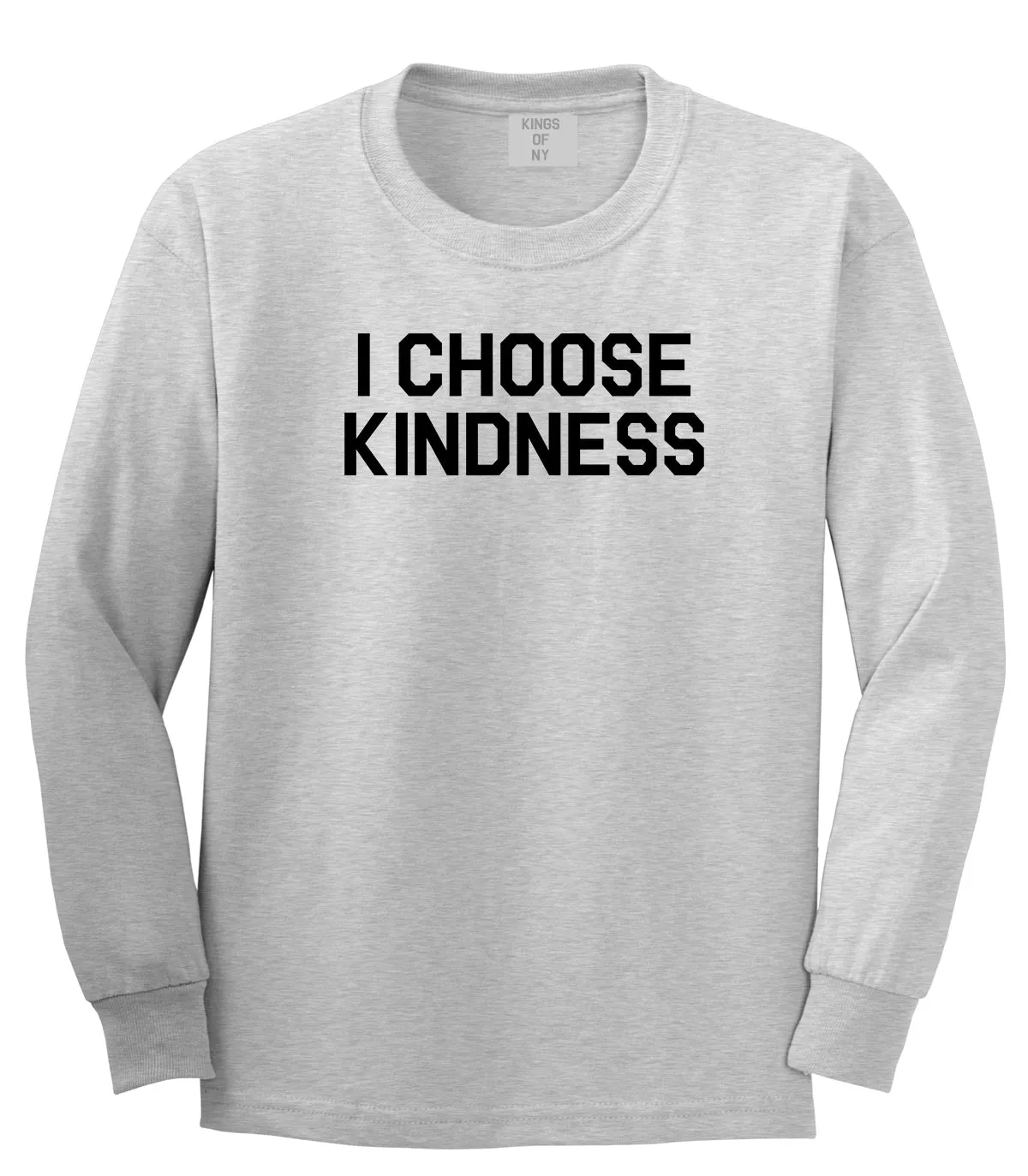 I Choose Kindness Anti Bullying Mens Long Sleeve T-Shirt