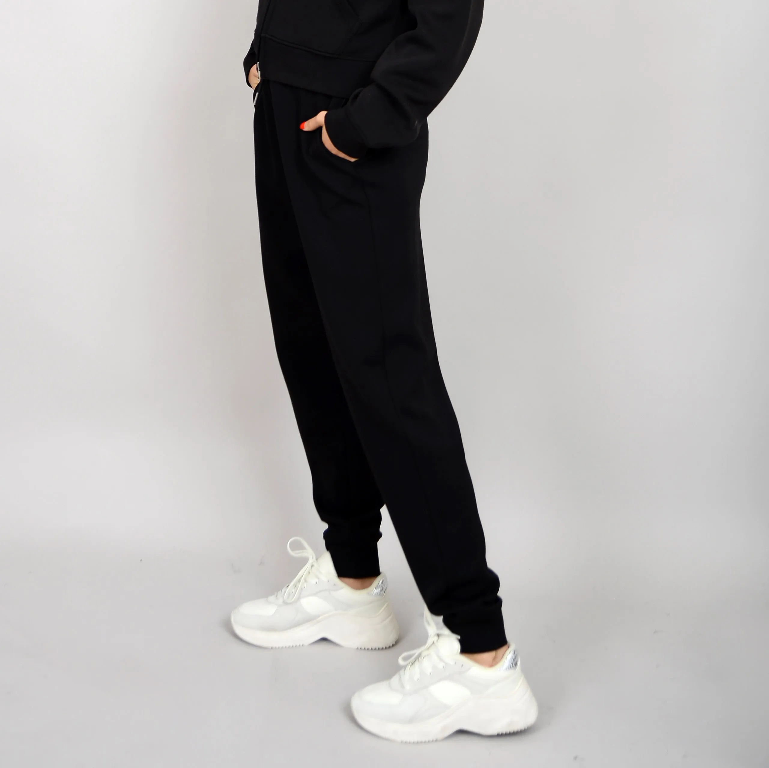 JOSELLE KNIT JOGGER -  BLACK