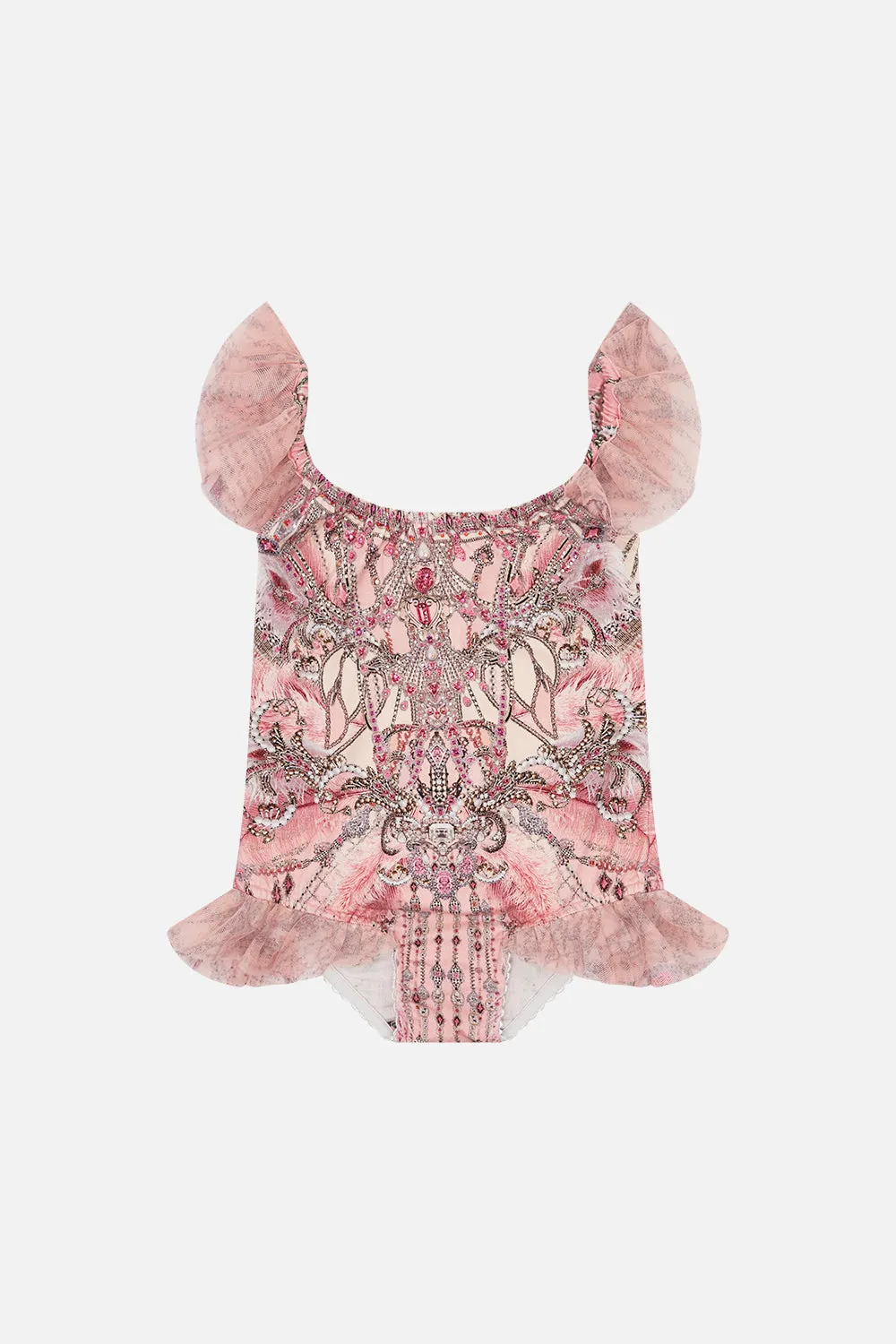 KIDS TULLE FRILL BODYSUIT 12-14 STARSHIP SISTAS