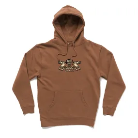 Lakai Terrace Birds Pullover Hoodie - Saddle Brown