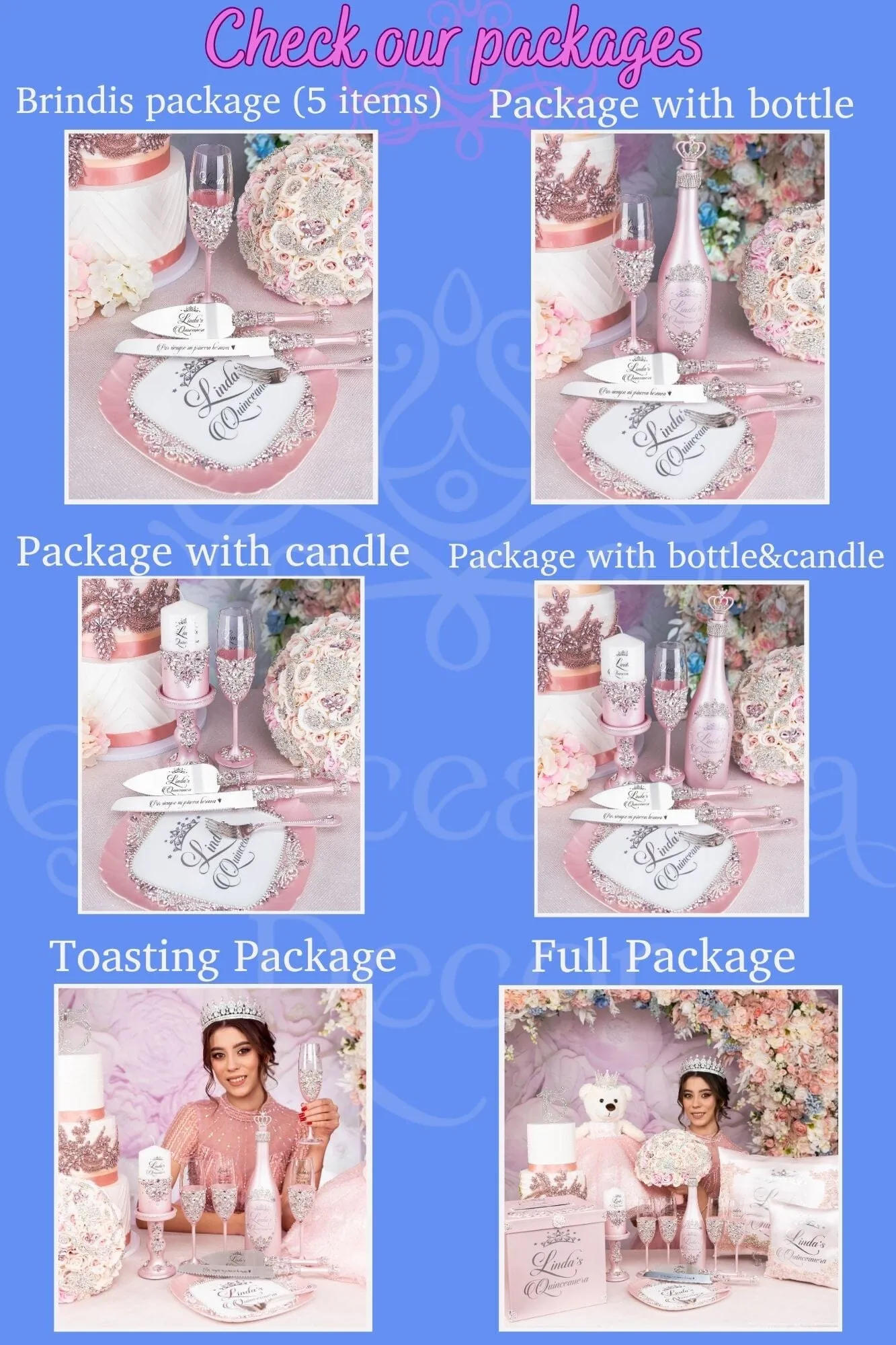 Lilac full quinceanera package