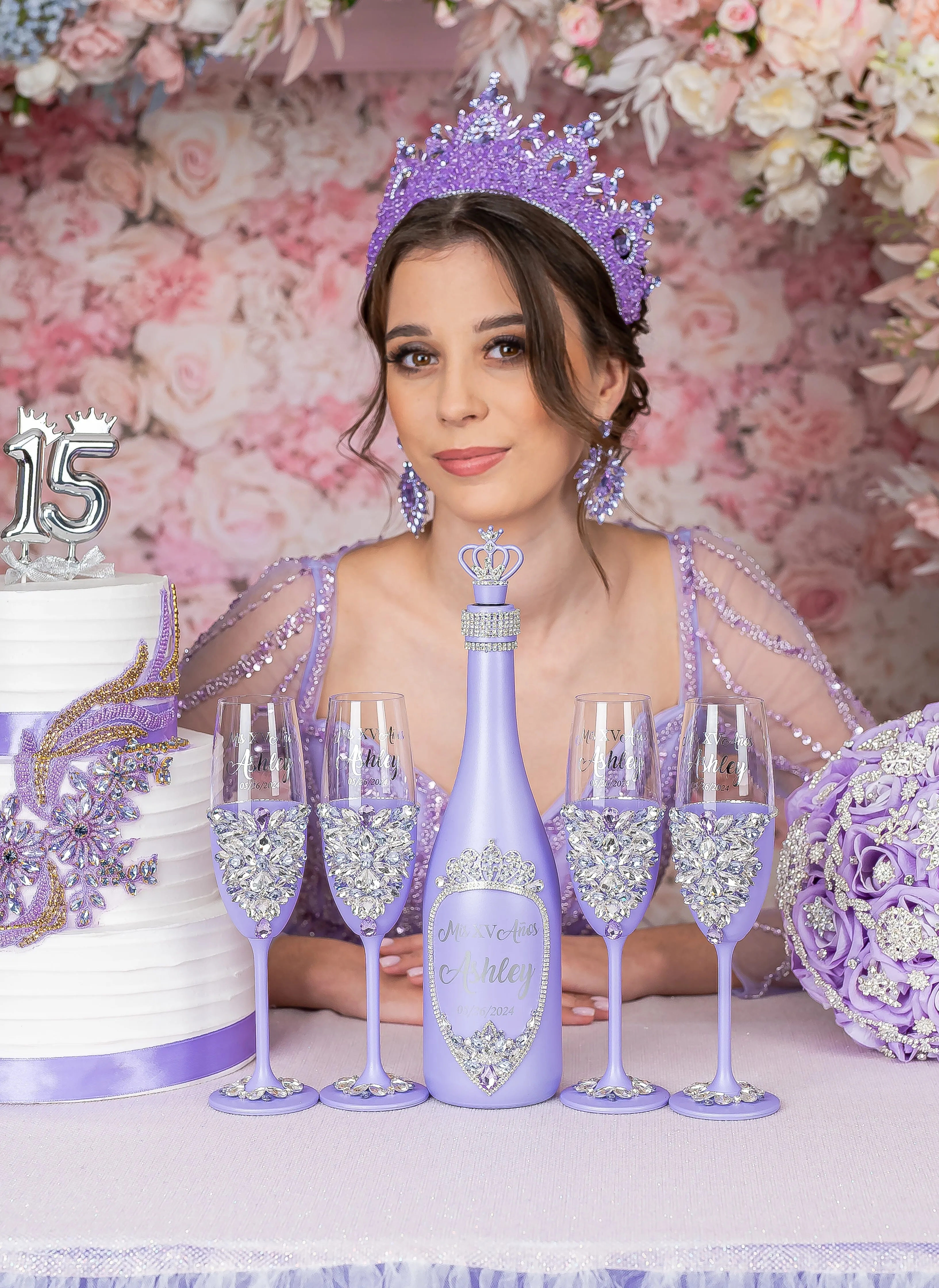 Lilac full quinceanera package