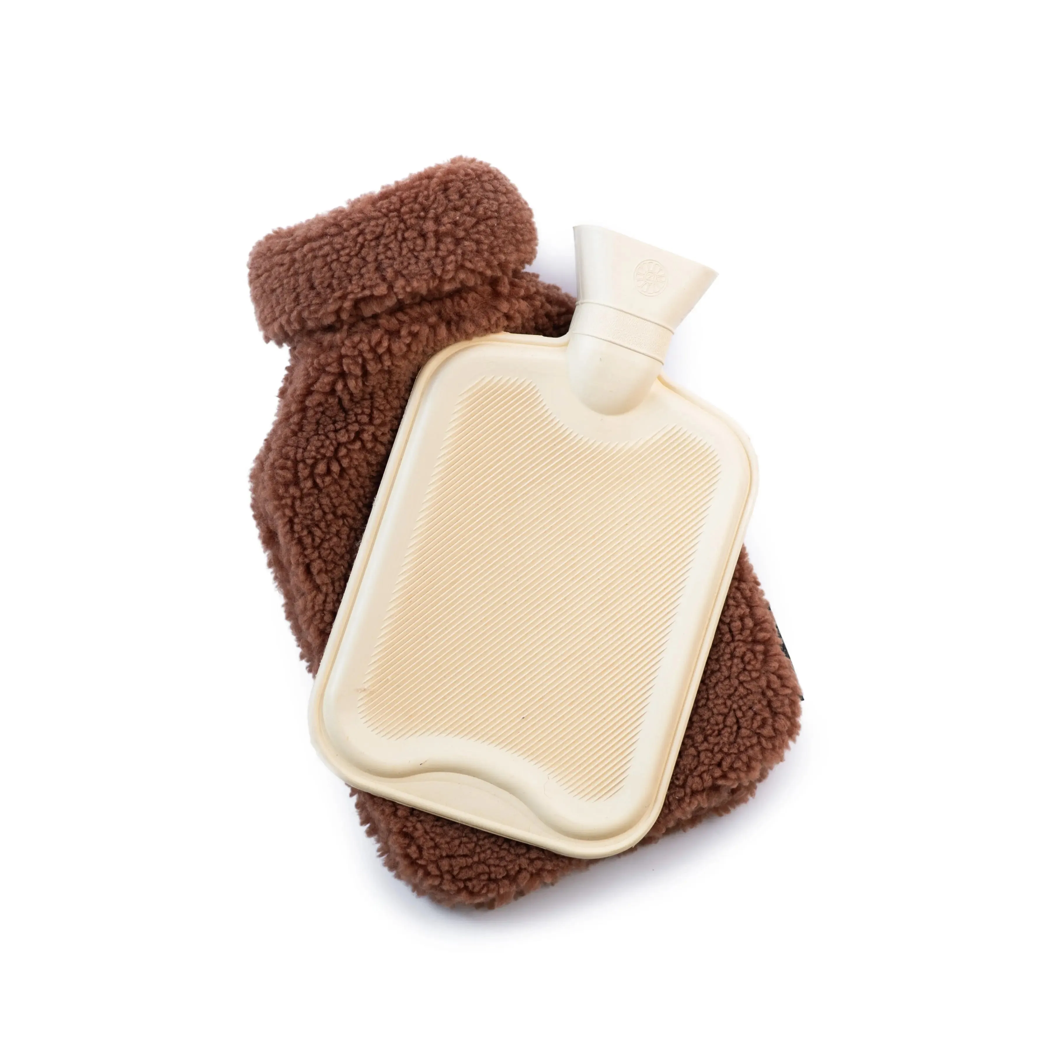 Little and Large Chocolate Teddy Hot Water Bottle Gift Set