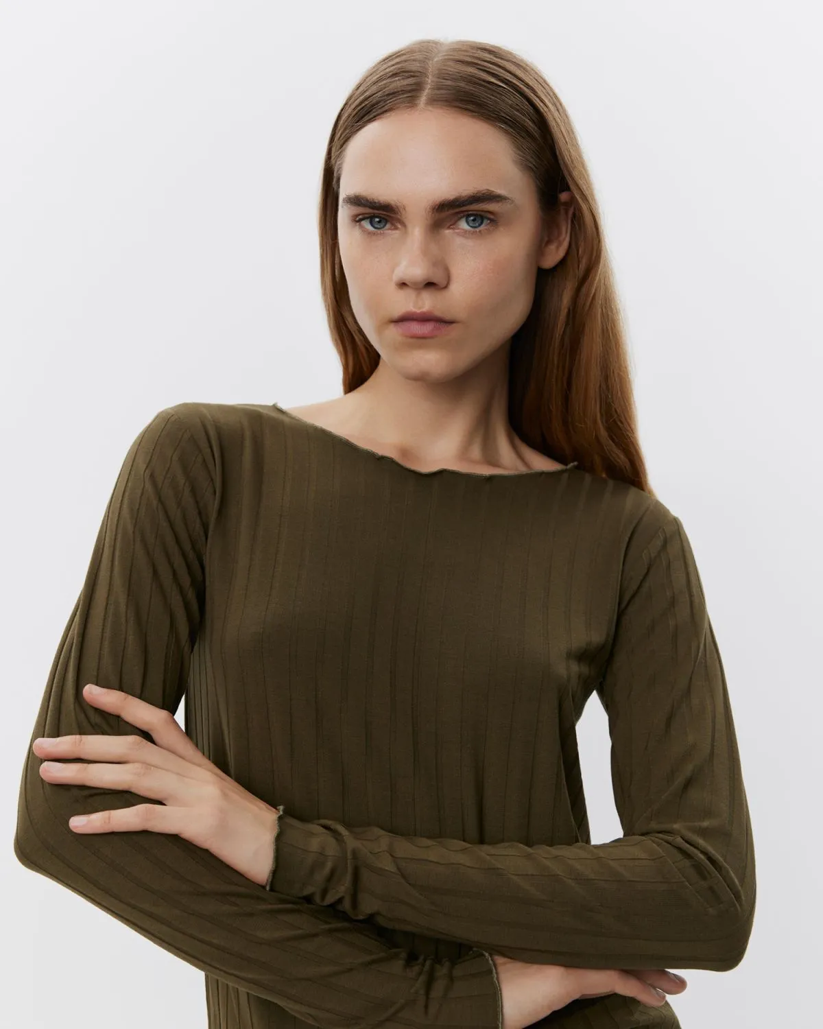 MATTIESW T-SHIRT LONG SLEEVE - Olive