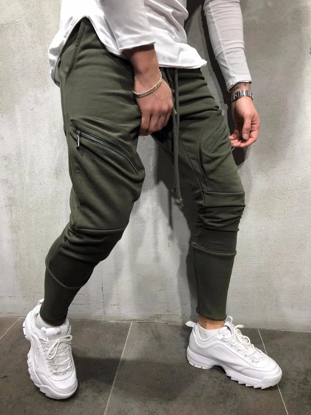 Men's Casual Multi-pocket Sweatpants