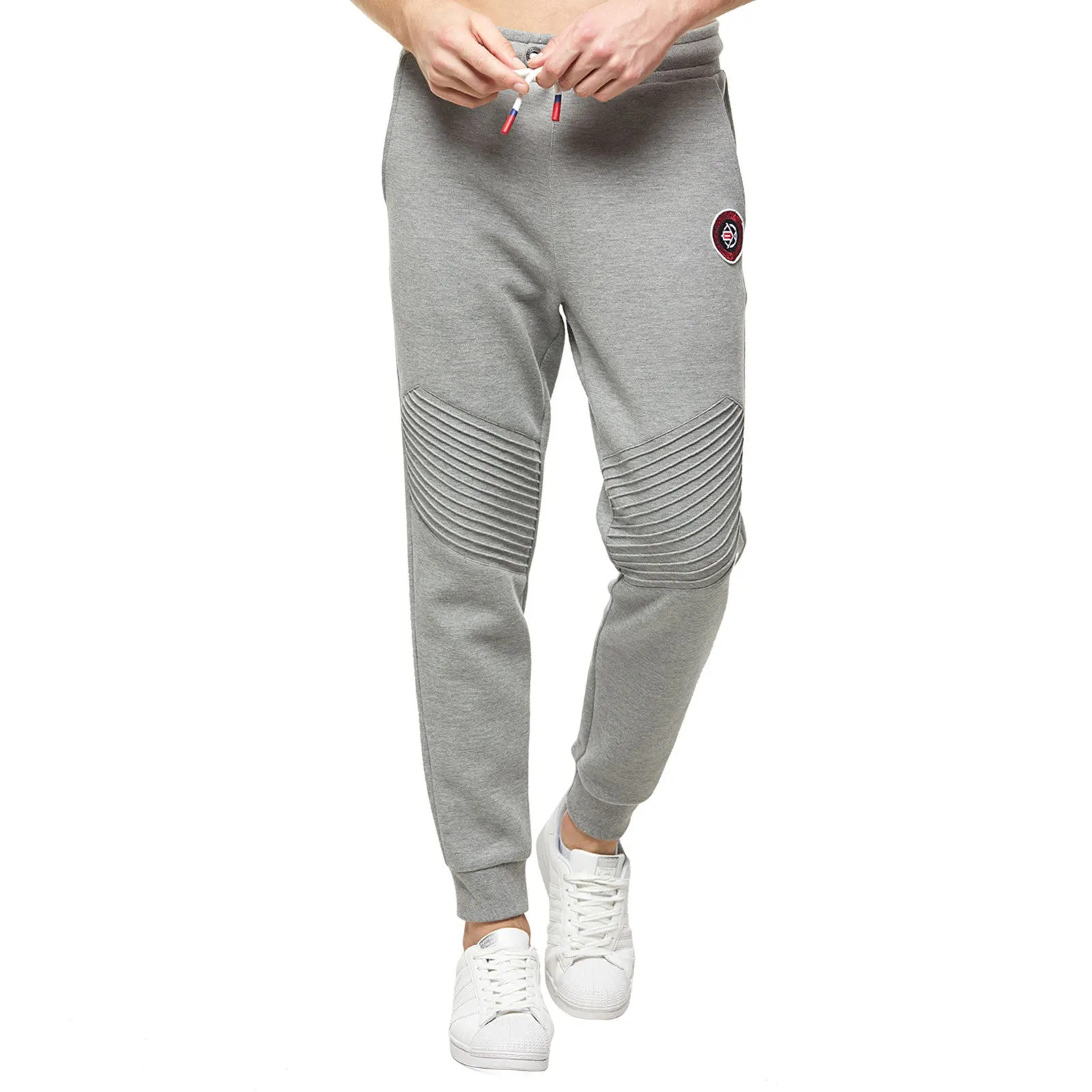 Mens Skinny Scuba Pintuck Joggers