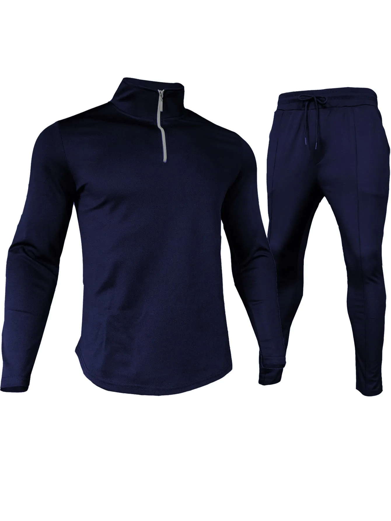 Men's Suit Long Sleeve Polo Wear Sports Suit