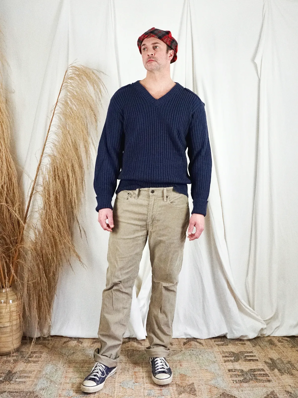 Military Ribbed Sweater