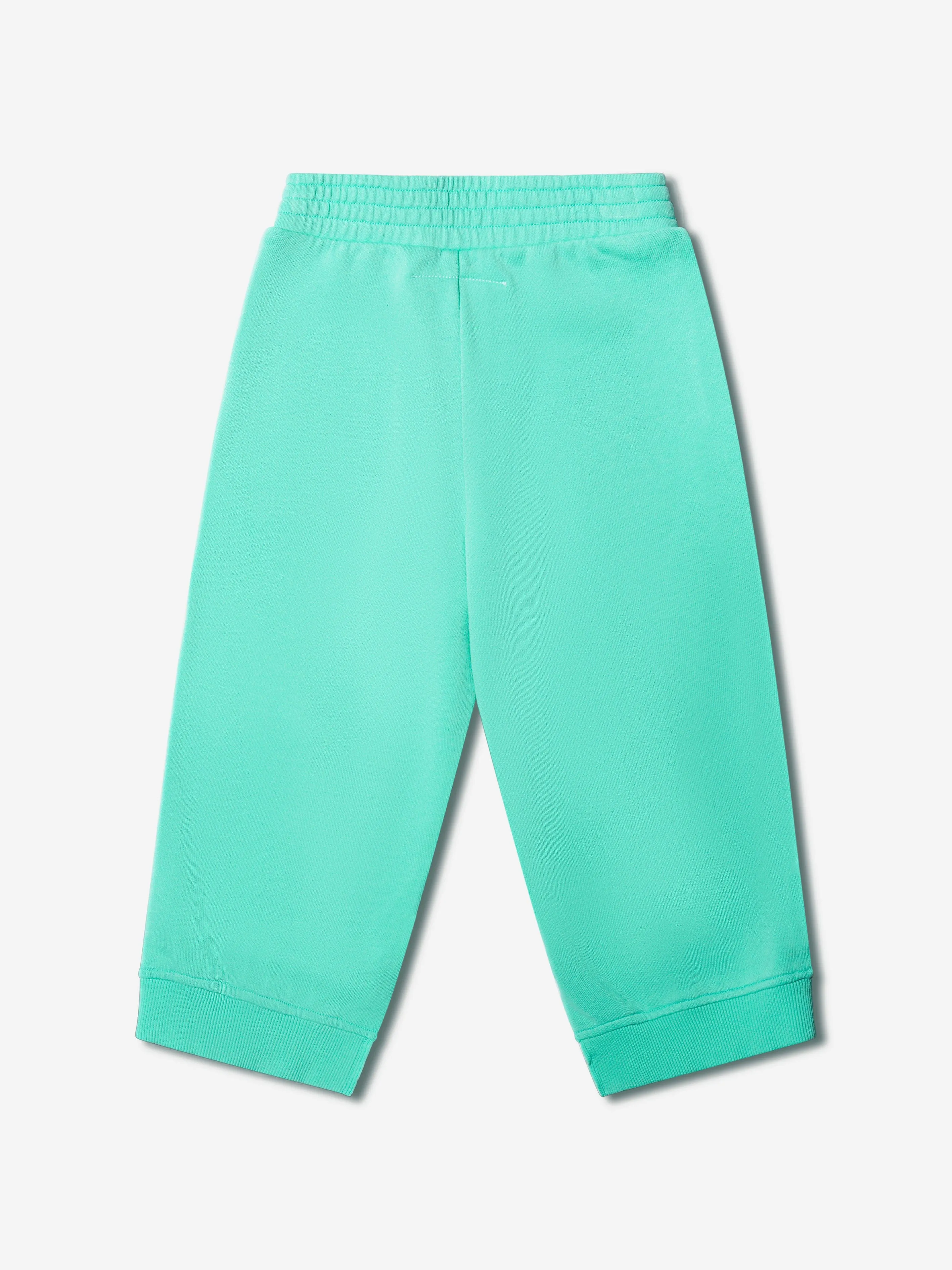 MM6 Maison Margiela Kids Logo Joggers In Aquamarine