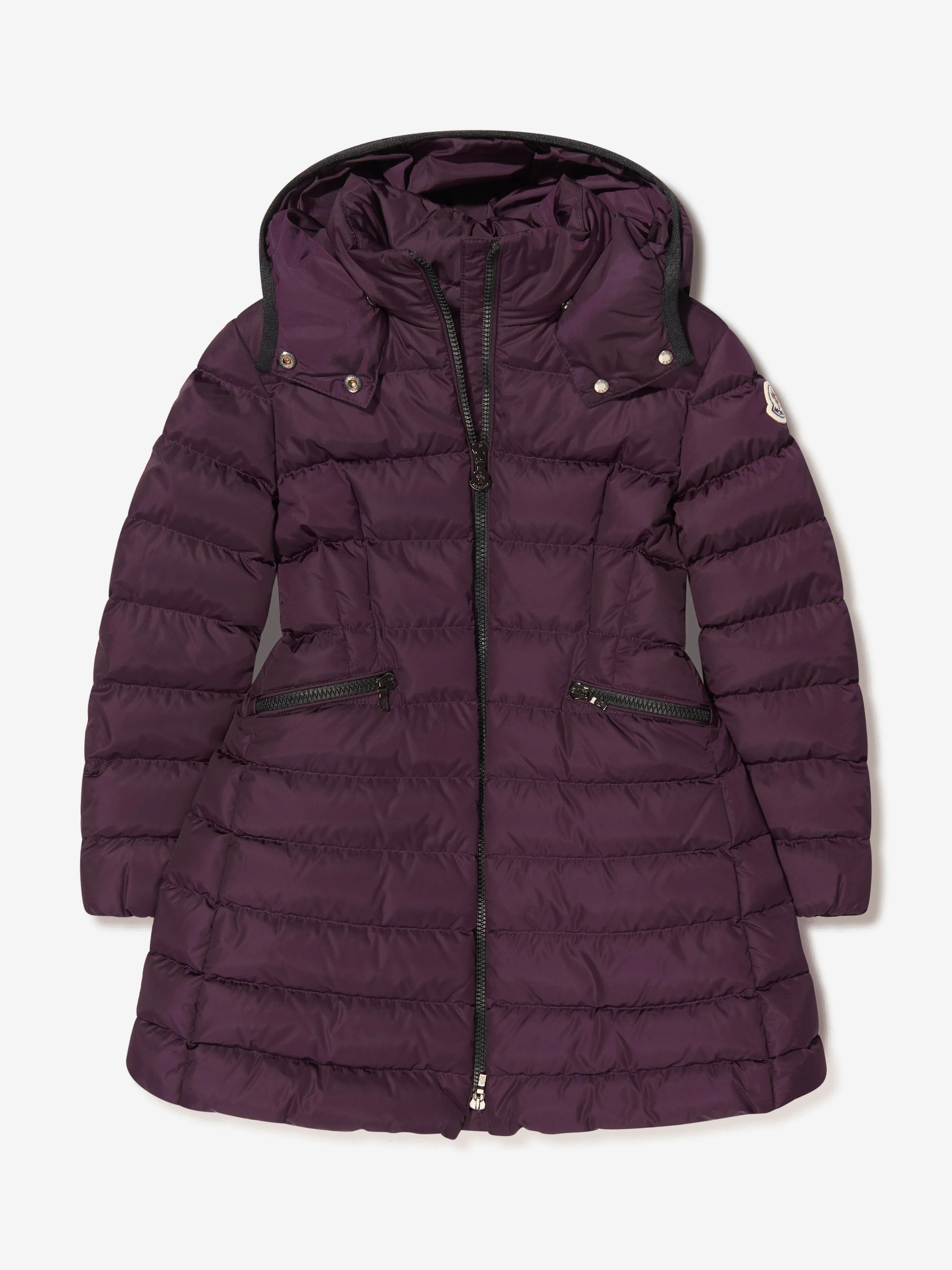 Moncler Enfant Girls Down Padded Charpal Long Coat