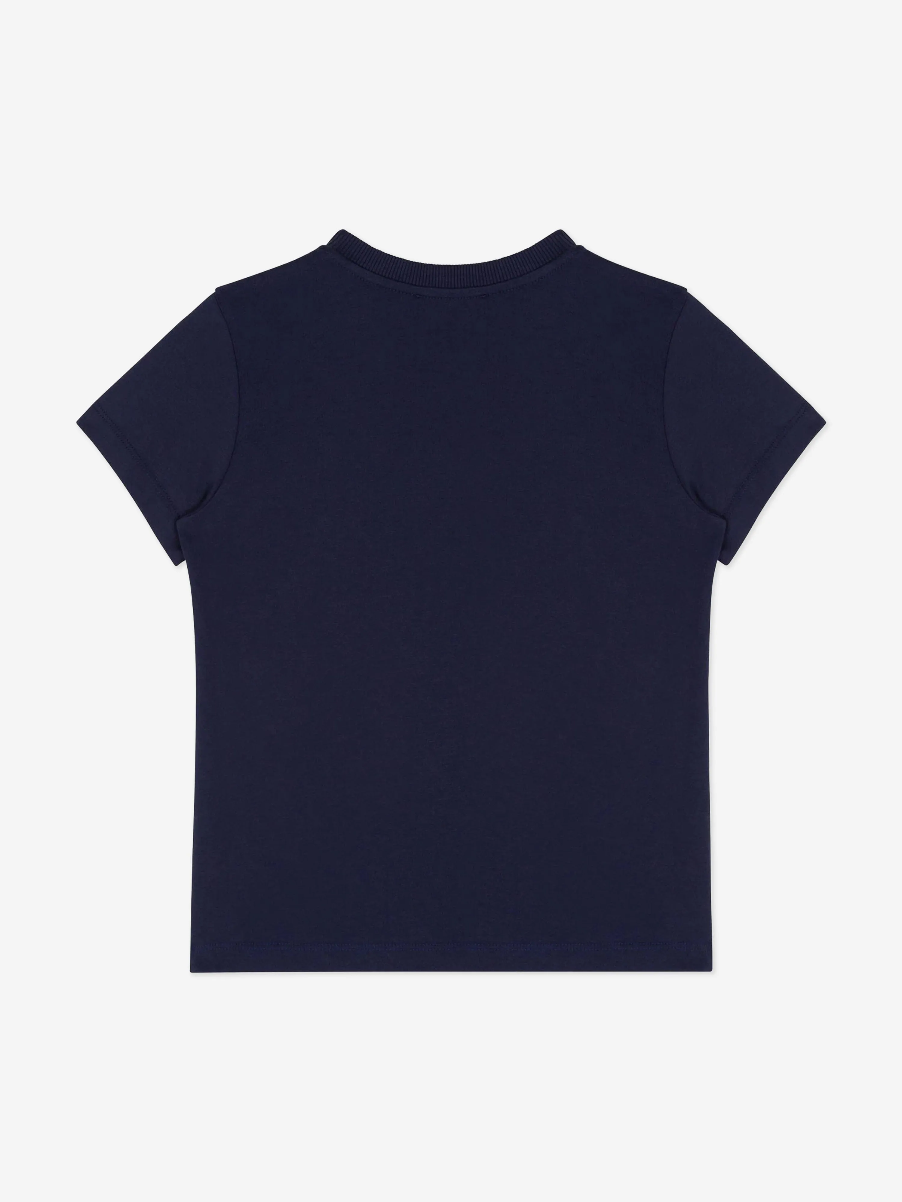 Moschino Kids Teddy Bear Logo T-Shirt in Navy