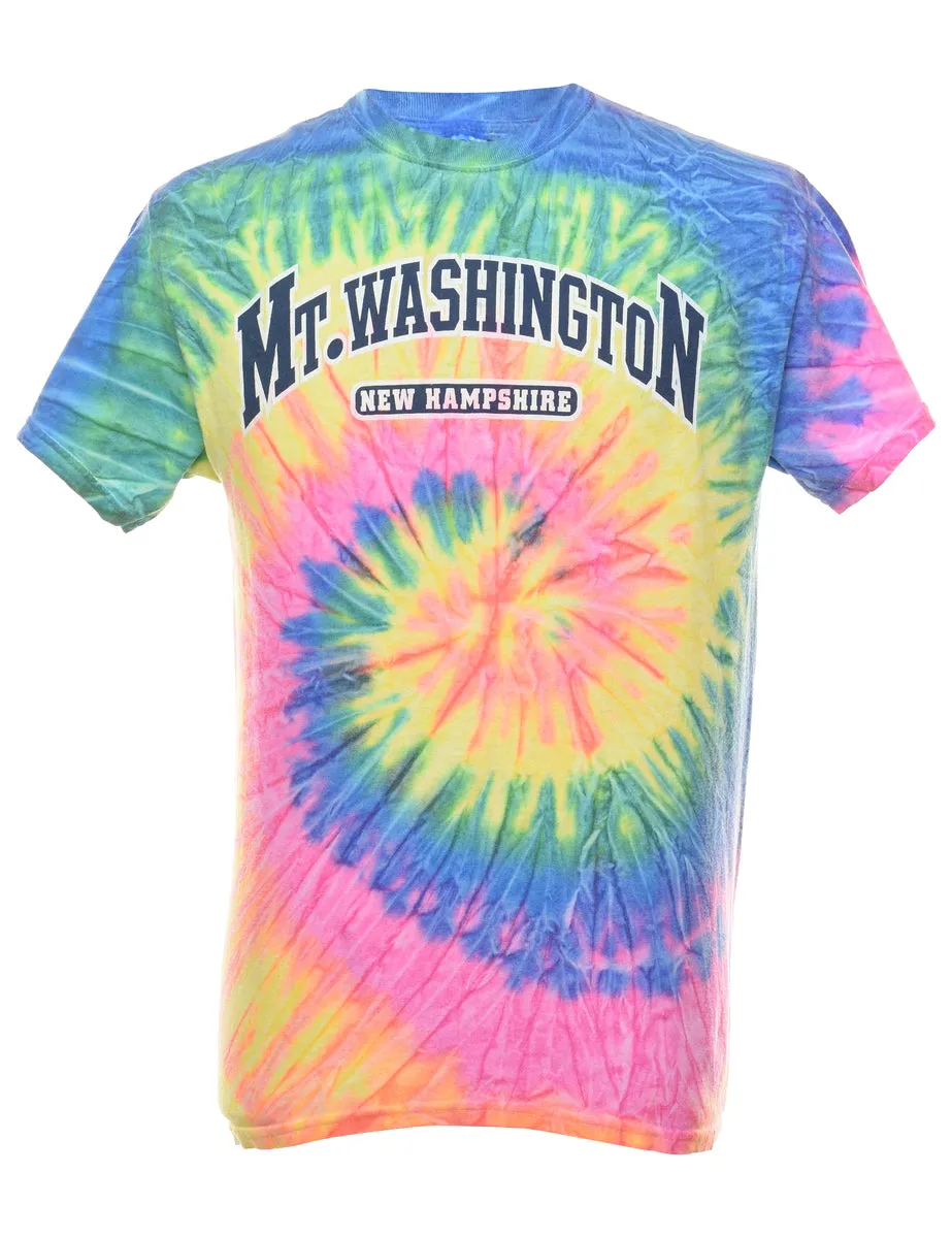 Multi-colour Mt. Washington Tie Dye T-shirt - M