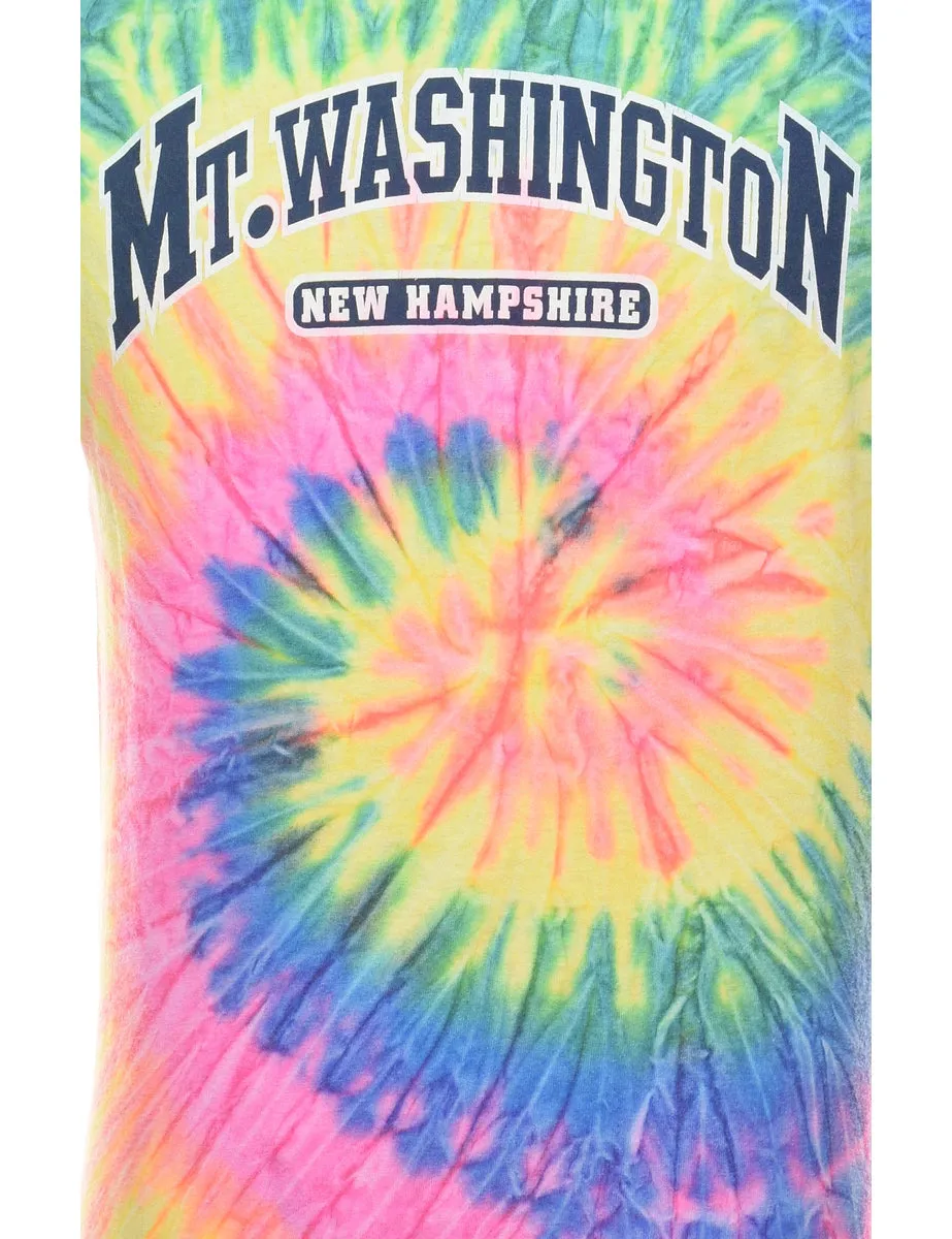 Multi-colour Mt. Washington Tie Dye T-shirt - M