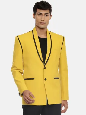 Mustard Yellow Men's Designer Blazer - MMJ085