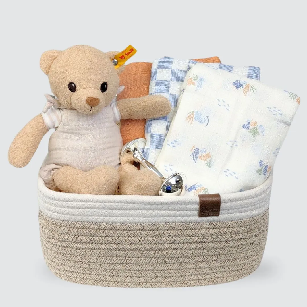 New Baby Gifts Basket - Coastal Adventures