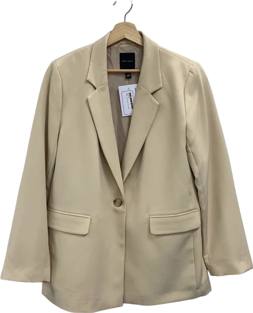 New Look Beige Blazer UK 12