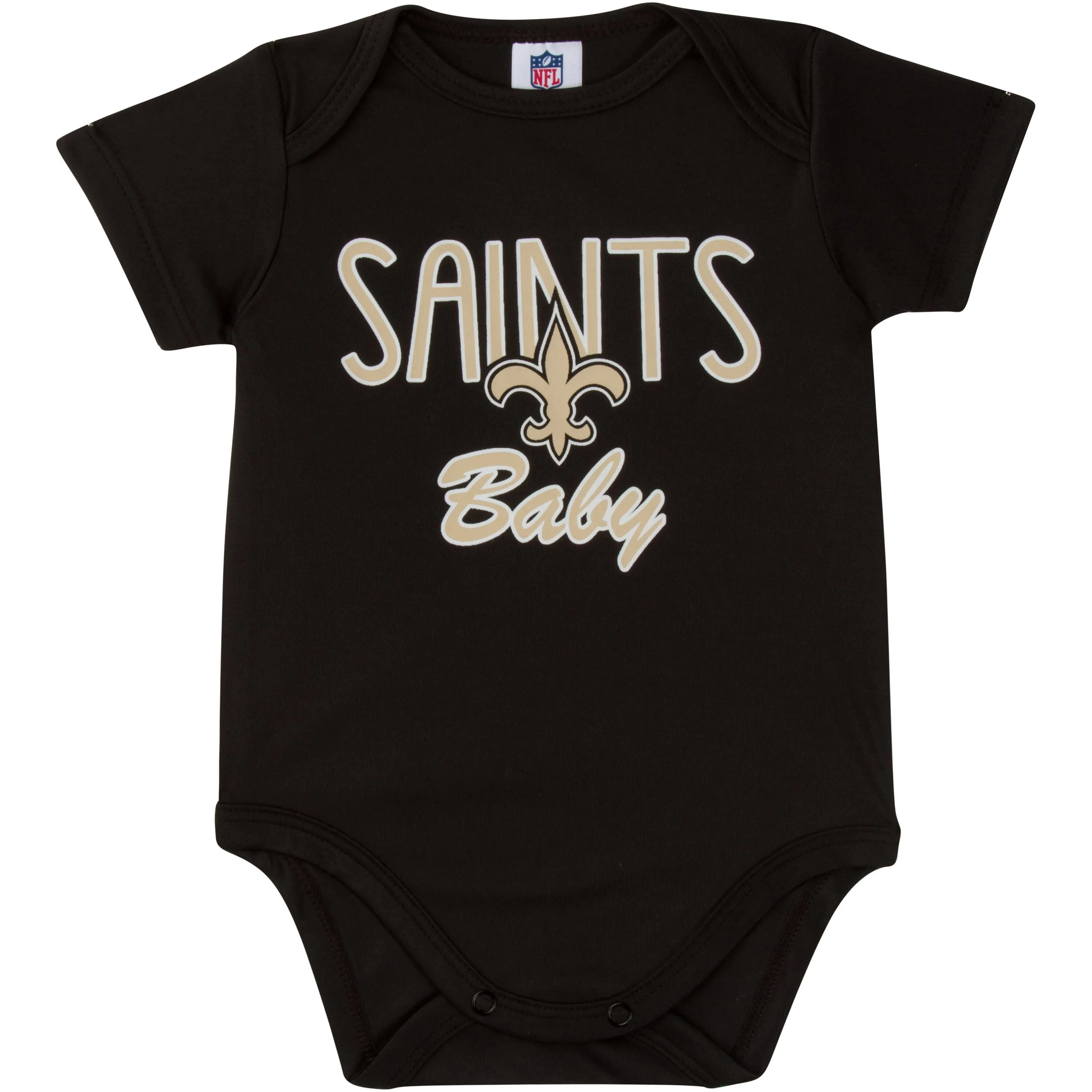 New Orleans Saints Baby Boy Short Sleeve Bodysuit