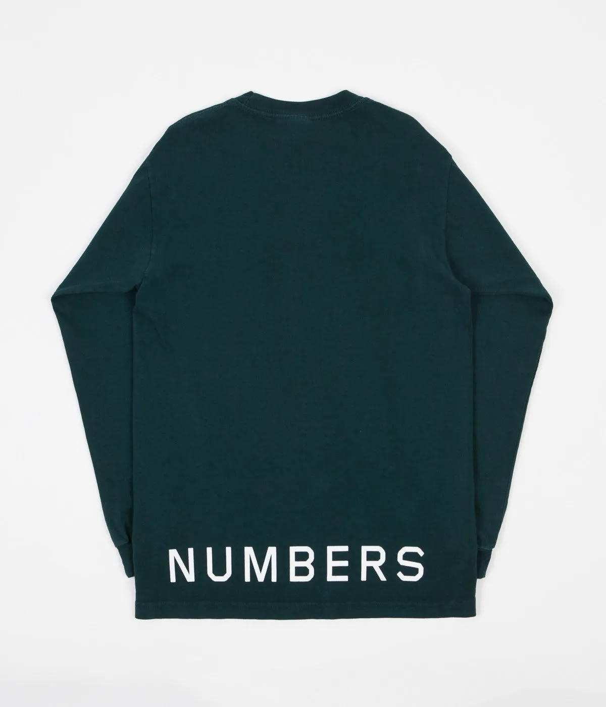 Numbers Wordmark Long Sleeve T-Shirt - Pine