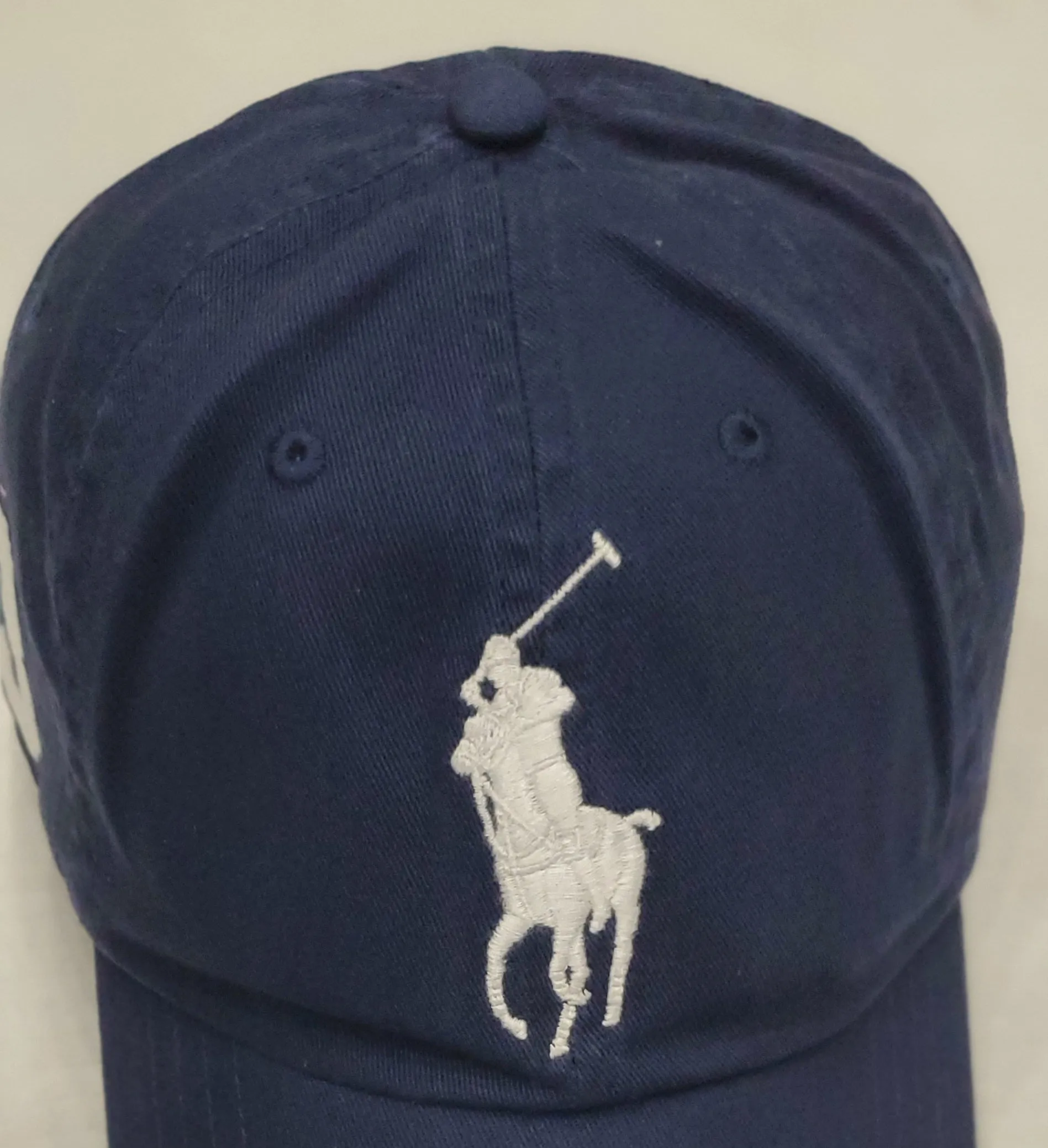 Nwt Polo Ralph Lauren Navy Big Pony Adjustable Strap Back Hat