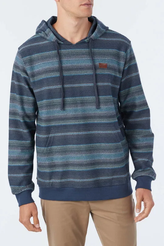 O'Neill Bavaro Stripe Pullover Sweatshirt-Navy