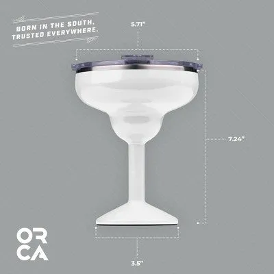 ORCA Coolers 13oz Rita Stainless Steel Lidded Margarita Tumbler - Pearl