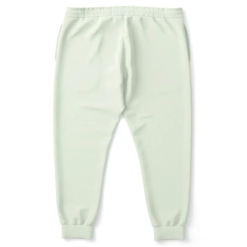 Pale Warm Green Joggers | Unisex | with PLUS sizes | Bright Pale Warm Green | C5M0Y10K0