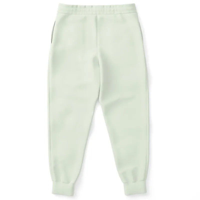 Pale Warm Green Joggers | Unisex | with PLUS sizes | Bright Pale Warm Green | C5M0Y10K0