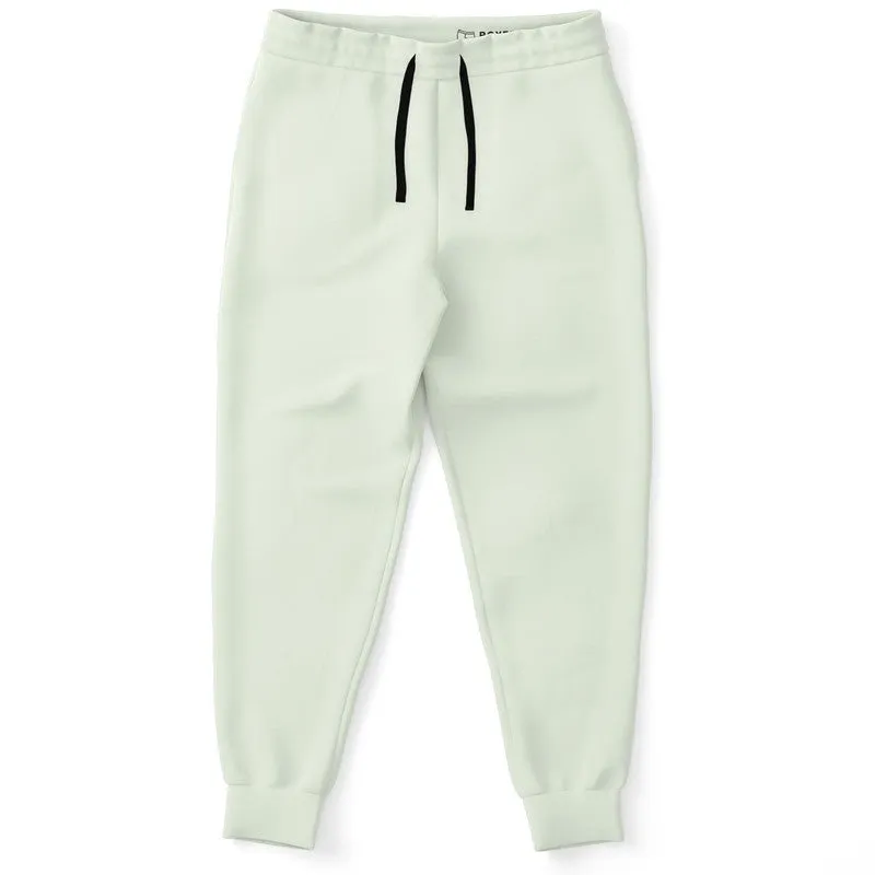 Pale Warm Green Joggers | Unisex | with PLUS sizes | Bright Pale Warm Green | C5M0Y10K0