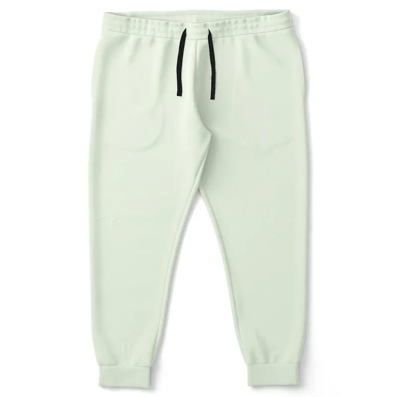 Pale Warm Green Joggers | Unisex | with PLUS sizes | Bright Pale Warm Green | C5M0Y10K0