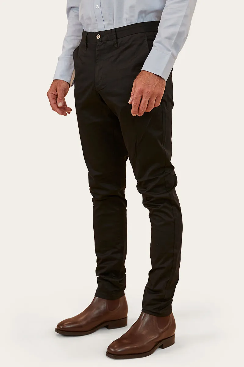 Parsons Mens Slim Fit Chino Pant - Black