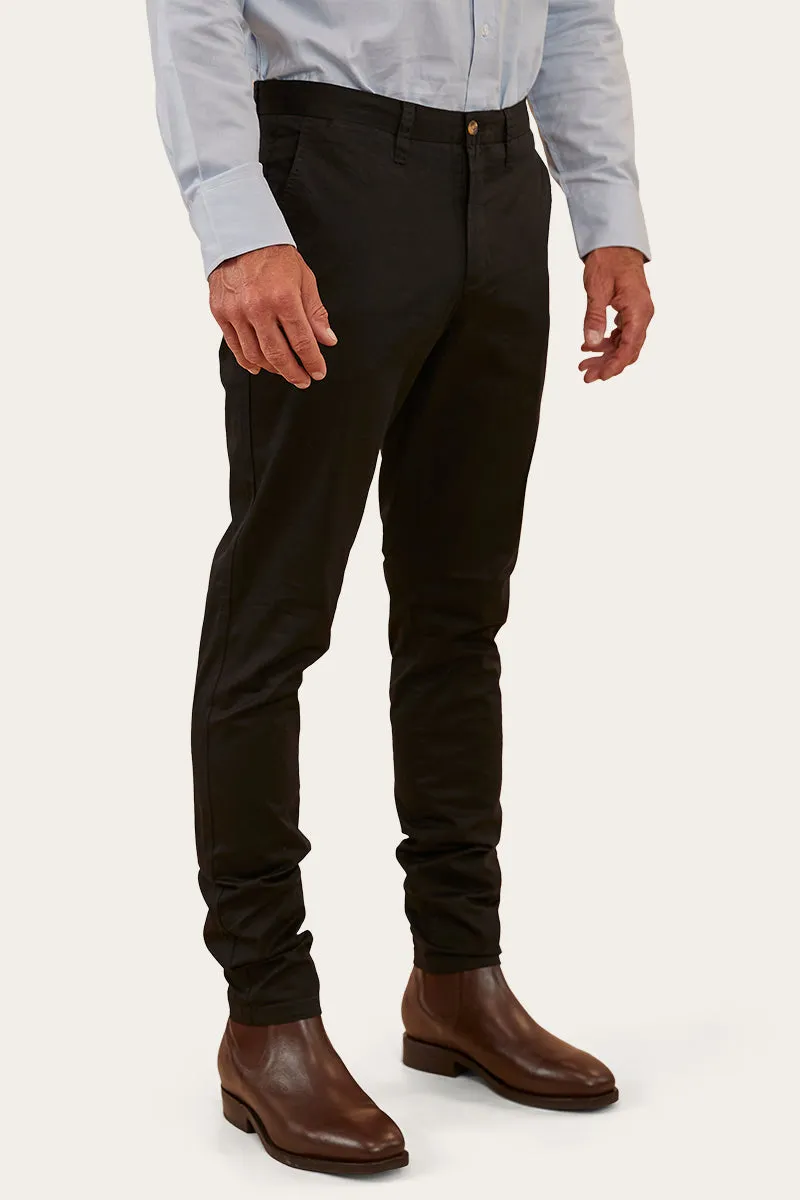 Parsons Mens Slim Fit Chino Pant - Black