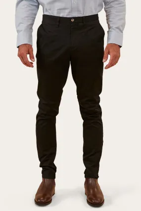 Parsons Mens Slim Fit Chino Pant - Black