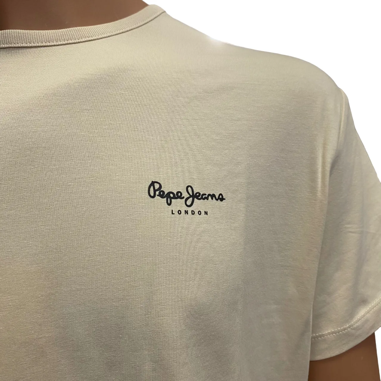 Pepe Jeans maglietta manica corte da uomo Original Basic T-shirt PM508212 839 beige