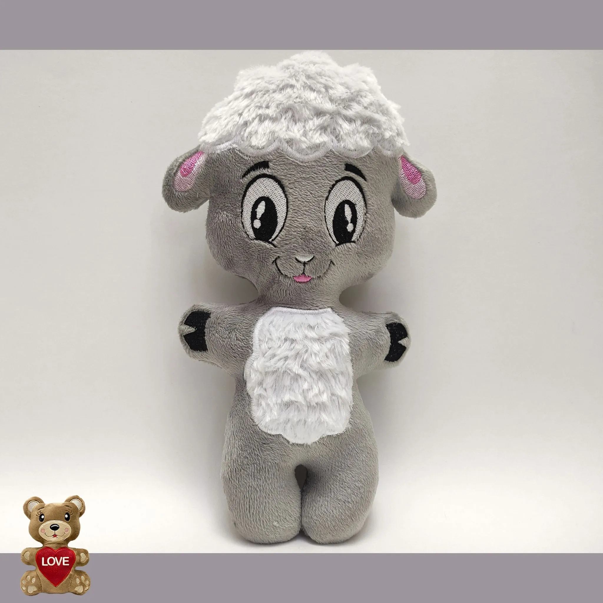 Personalised Easter Sheep Stuffed Toy - Custom Gifts For Children