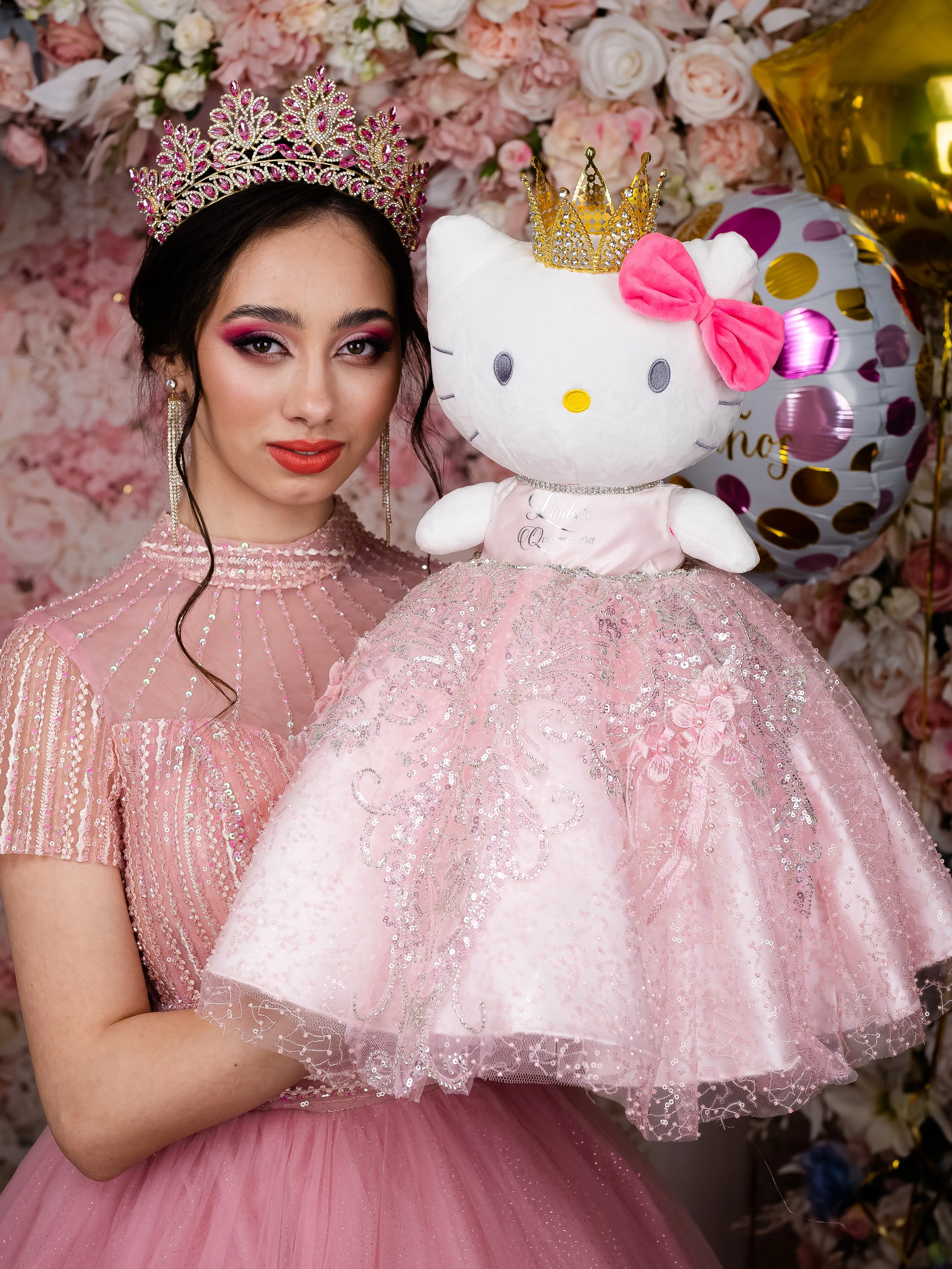 Pink full quinceanera package