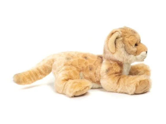 Plush Realistic Lioness Lying 32 cm - Eco-friendly plush toy by Teddy Hermann