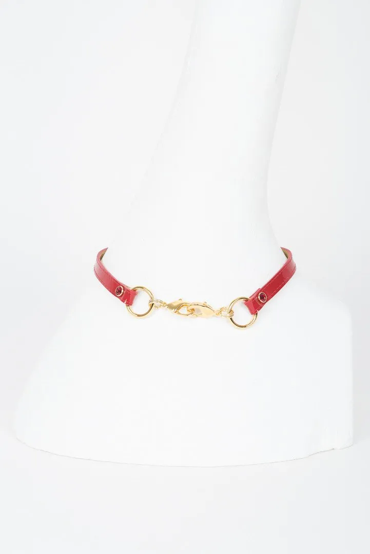 Red Hot Skinny Collar