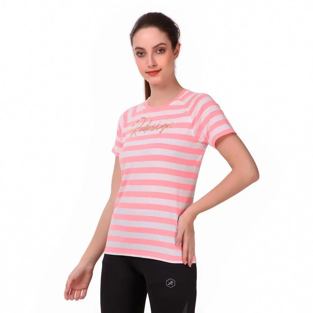 ReDesign Cotton Stripes T-shirt | Women | KIBI Sports